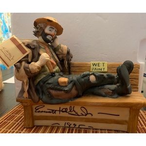 ❣️AUTOGRAPHED WET PAINT FULL SIZE EMMETT KELLY JR